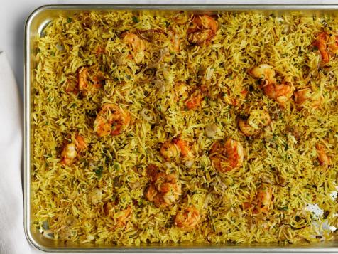 Curried Shrimp Biryani
