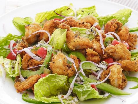 Popcorn Shrimp Salad