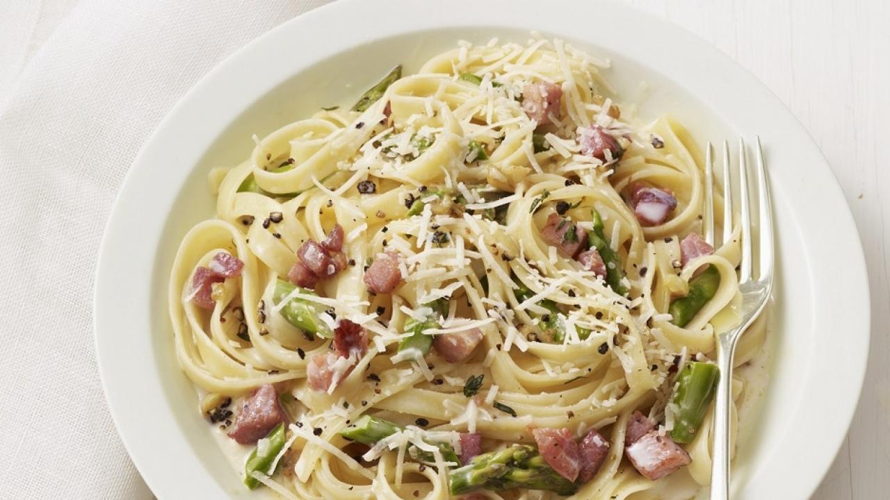 Asparagus-Prosciutto Pasta