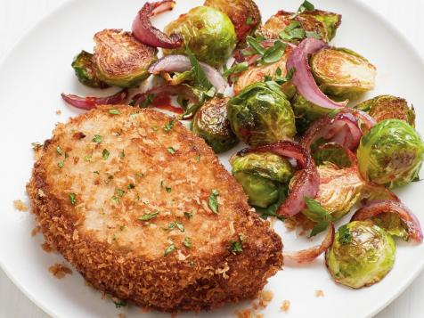 Pork Chops with Brussels