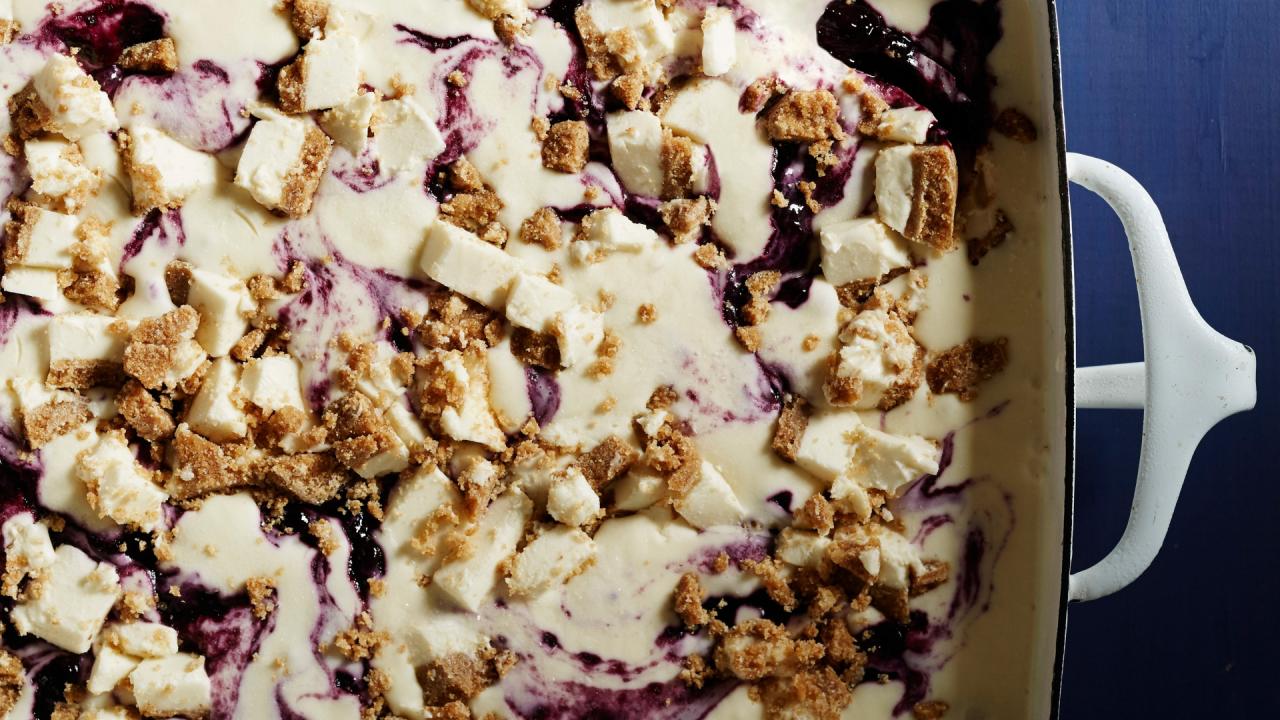 Blueberry Cheesecake Ice Cream