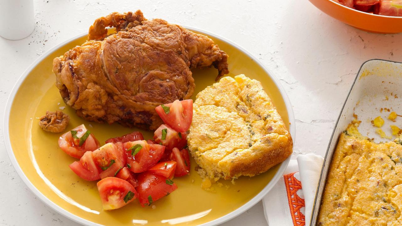 Onion Ringed Fried Chicken