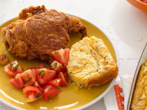 Onion Ringed Fried Chicken