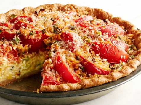Tomato and Corn Custard Pie