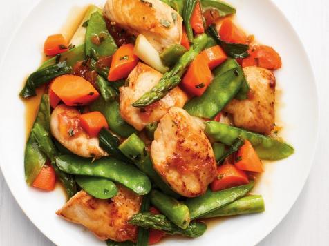Apricot Chicken and Vegetables