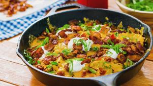 Grilled Cheesy Loaded Potatoes