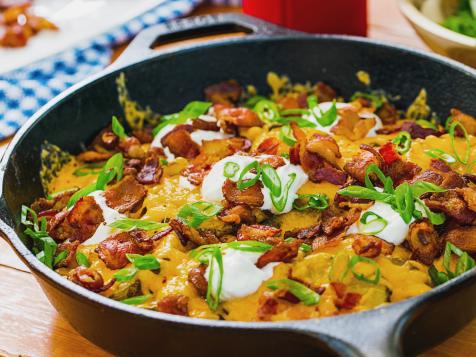 Grilled Cheesy Loaded Potatoes