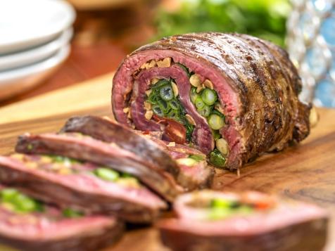 Grilled Thai Curry Beef Roll