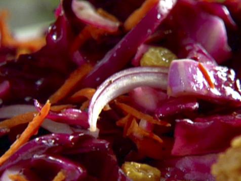 Quick Red Cabbage Slaw