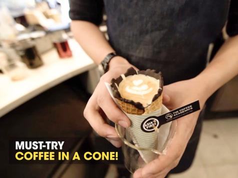 Coffee in a Cone