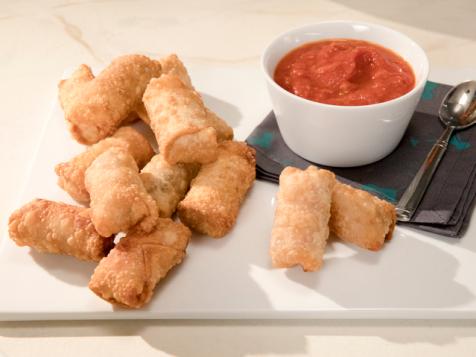 Crispy Salami-Cheese Egg Rolls