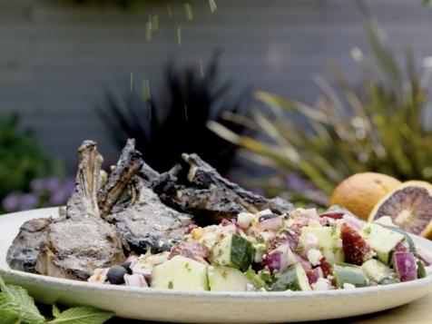 Lamb Chops and Summer Salad