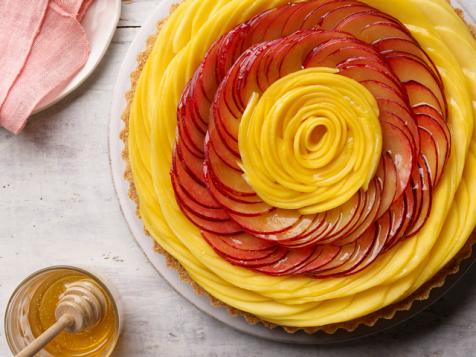 Rose Cheesecake Tart