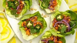Thai Chicken Lettuce Wraps