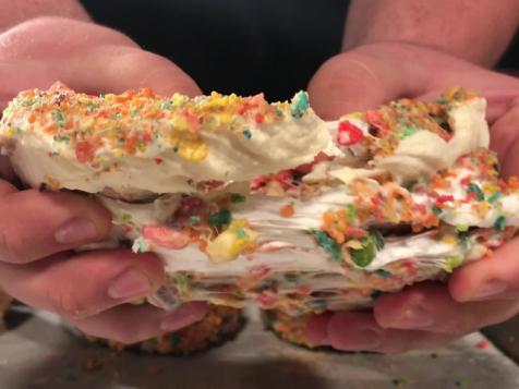 Giant Unicorn Cereal Ice Cream Sandwich