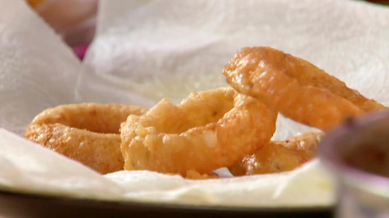 Beer-Battered Onion Rings