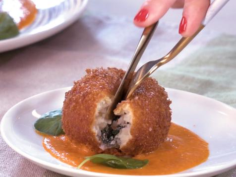 Chicken Spinach Potato Balls