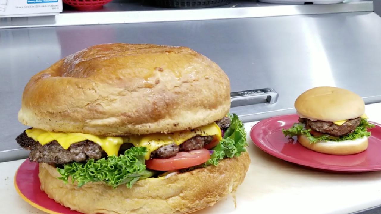 Ed Walker's Giant Cheeseburger