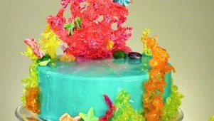 Sugar Coral Cake