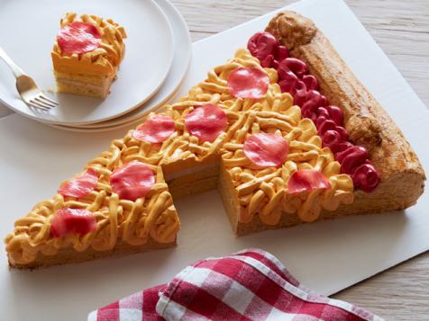 Giant Pizza Slice Cake