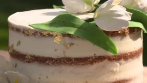 Rustic Chic Naked Cake
