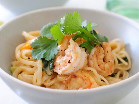 One-Pan Shrimp Noodle Bowls