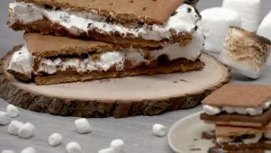 Giant S'more for a Crowd