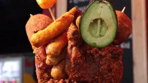 Hot Chicken and Bloody Mary