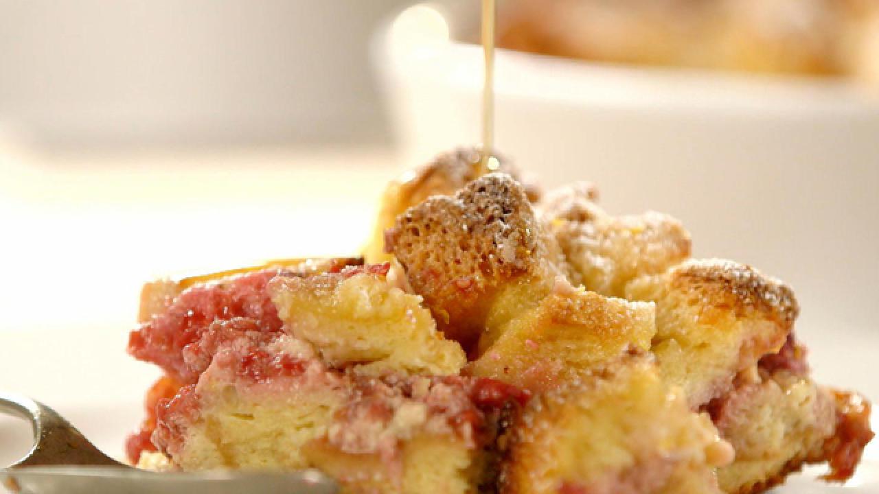 Raspberry Baked French Toast