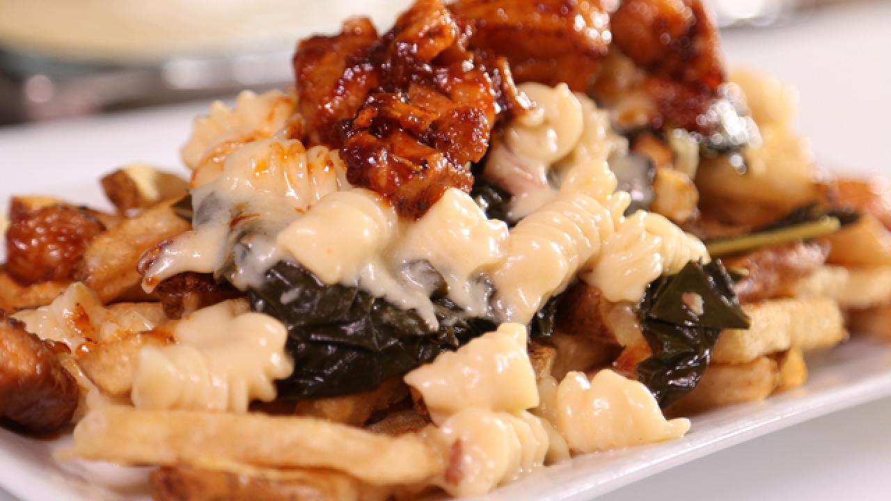 Pork Belly Mac and Cheese Fry