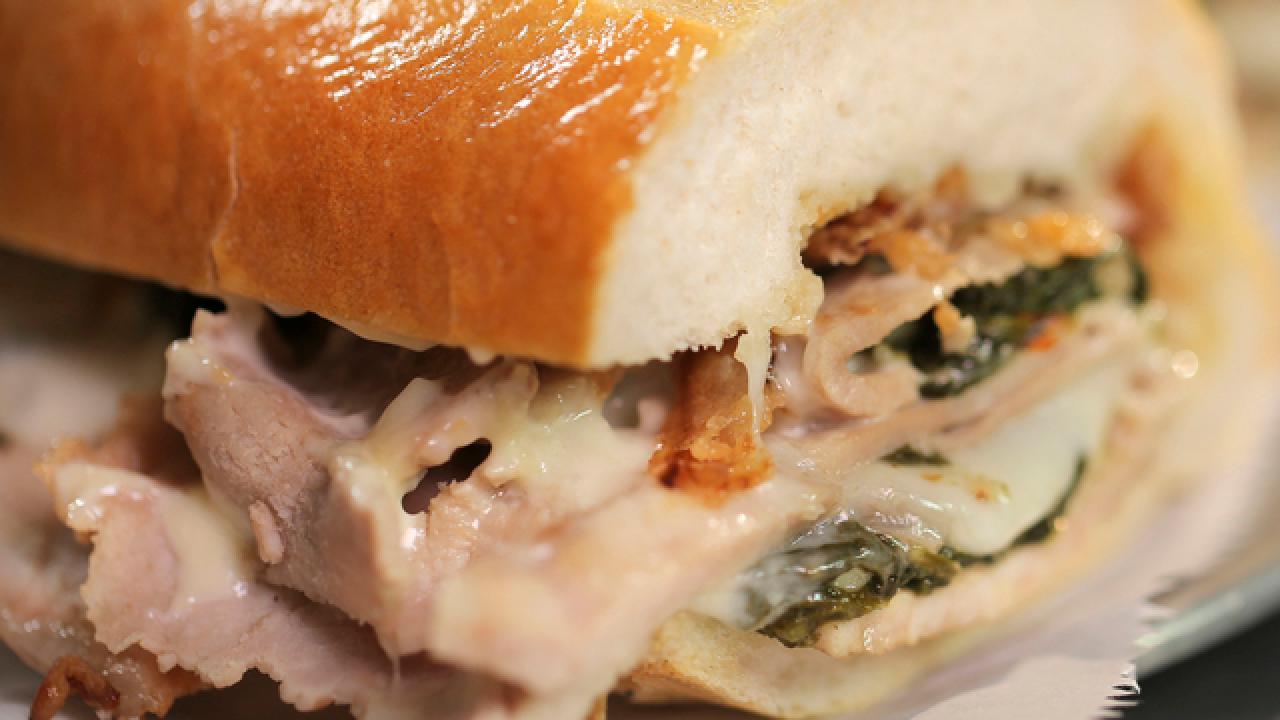 Hot Roast Pork Sandwich