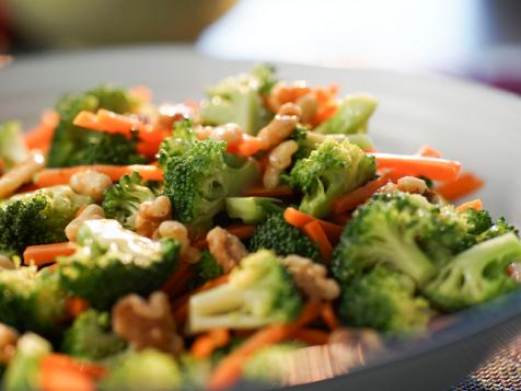 Broccoli Carrot Salad with Honey Dijon Vinaigrette