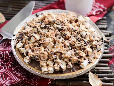 Peanut Butter S'mores Ice Cream Pie