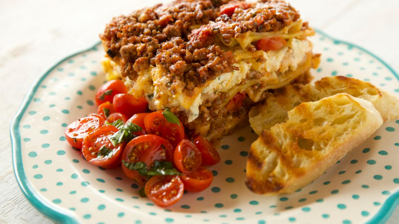 Loaf Pan Lasagna