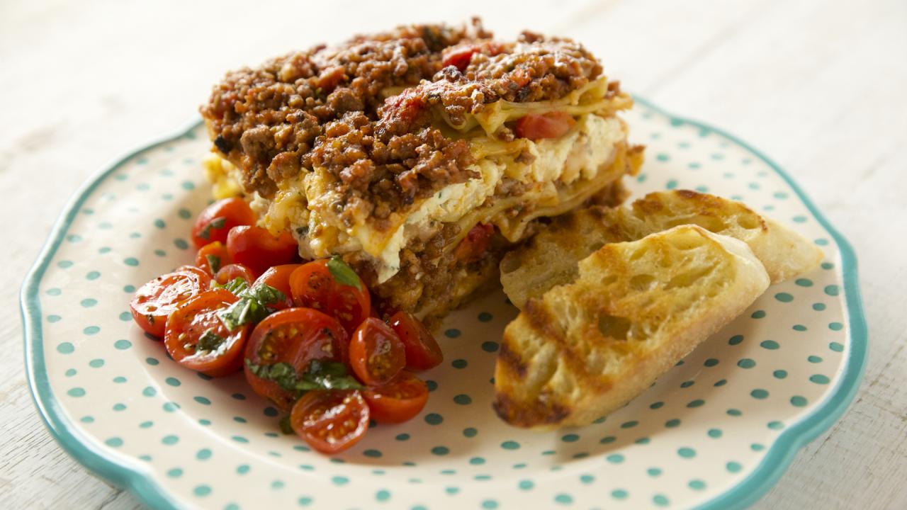 Loaf Pan Lasagna