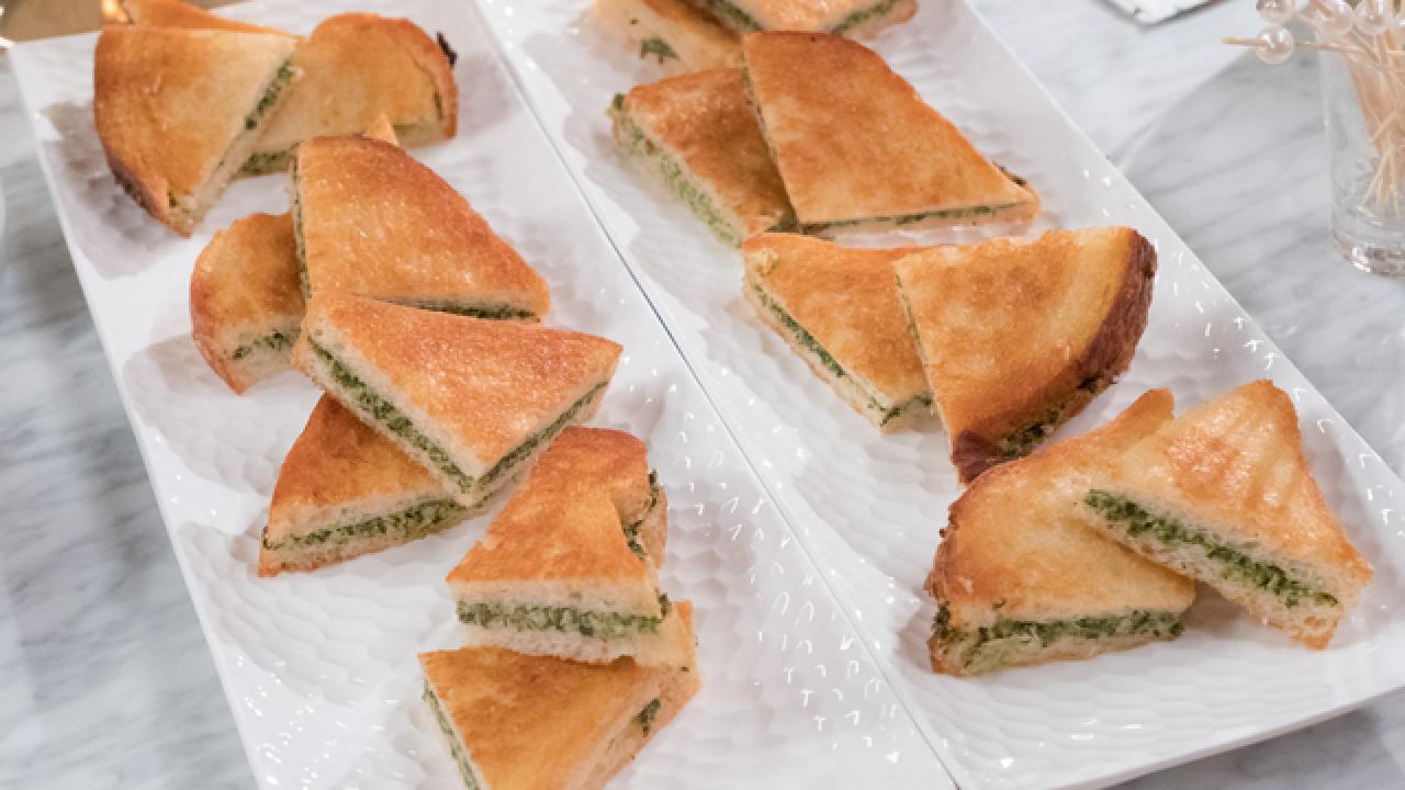 Spinach-Artichoke Panini Bites