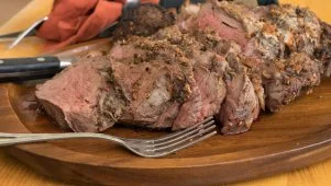Salt-Crusted Leg of Lamb