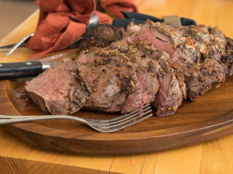 Salt-Crusted Leg of Lamb