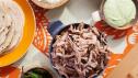 Carnitas with Avocado Crema