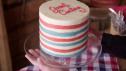 Patriotic Stripe Cake
