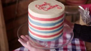 Vertical-Stripe Cake