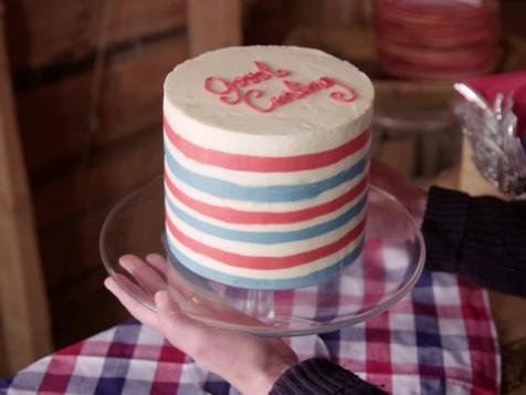 Patriotic Stripe Cake