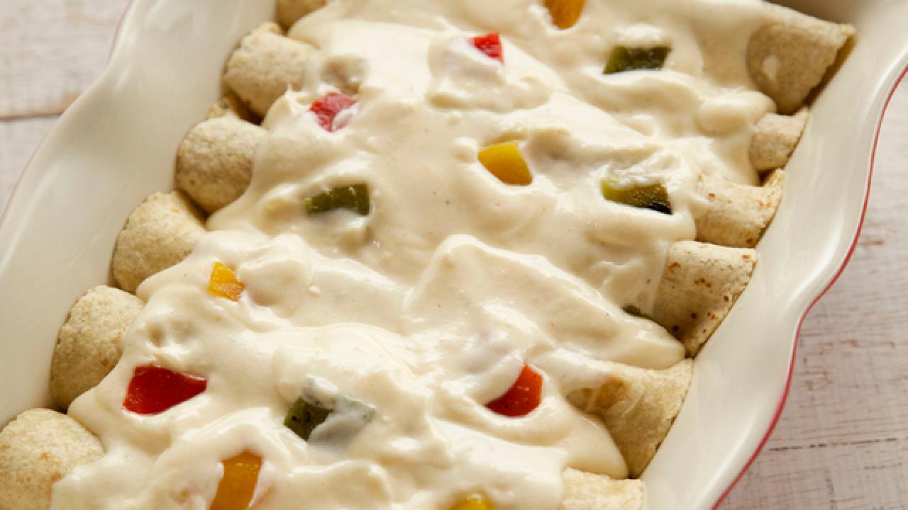 White Chicken Enchiladas