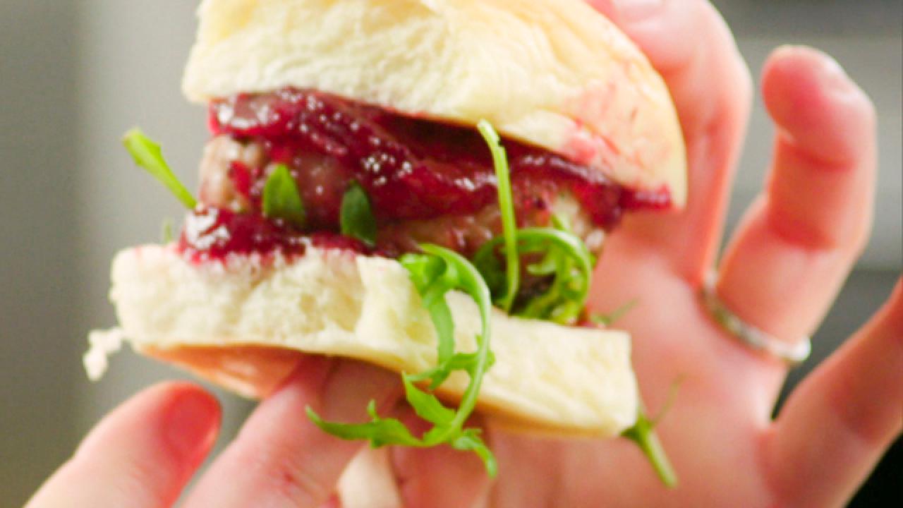 Turkey Cranberry Sliders