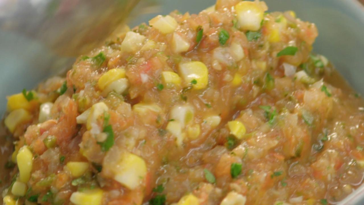 Roasted Tomato and Corn Salsa