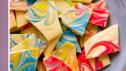 Painted White Chocolate Bark