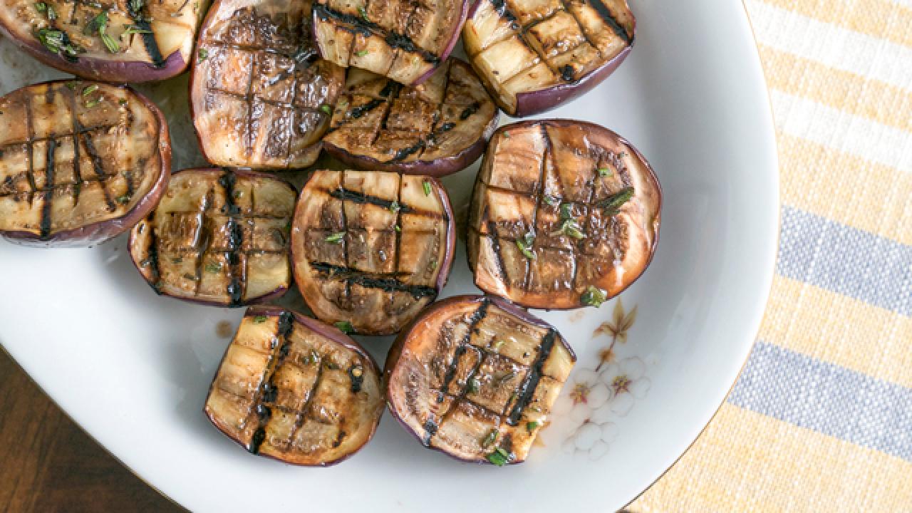 Grilled Baby Eggplant