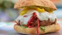 Sausage and Pepper Burger
