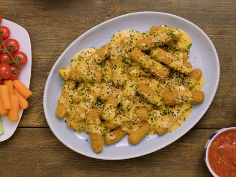 Beer Cheese Mozzarella Sticks