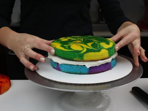 Rainbow Buttercream Cake